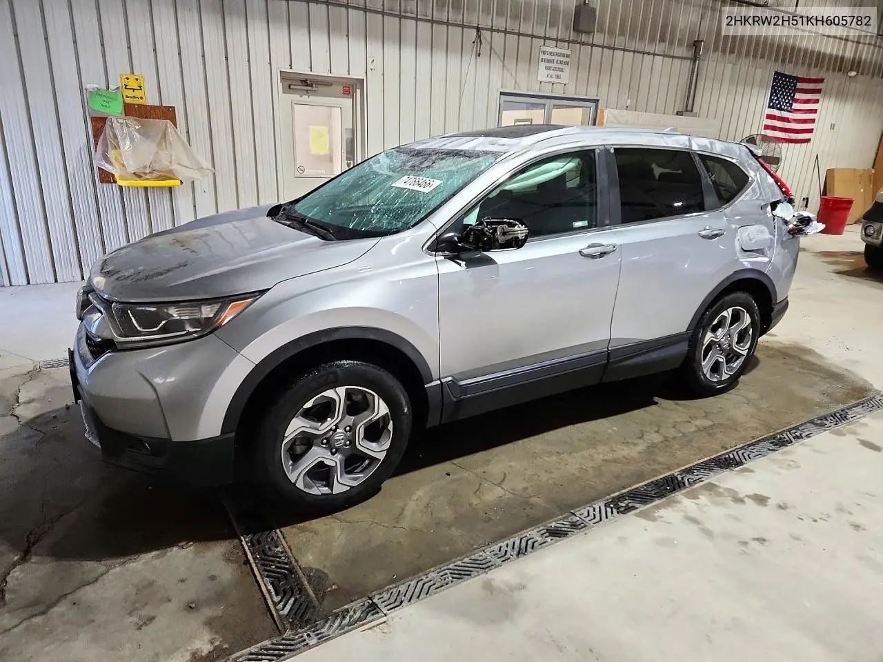 HONDA CR-V 2019, VIN 2HKRW2H51KH605782