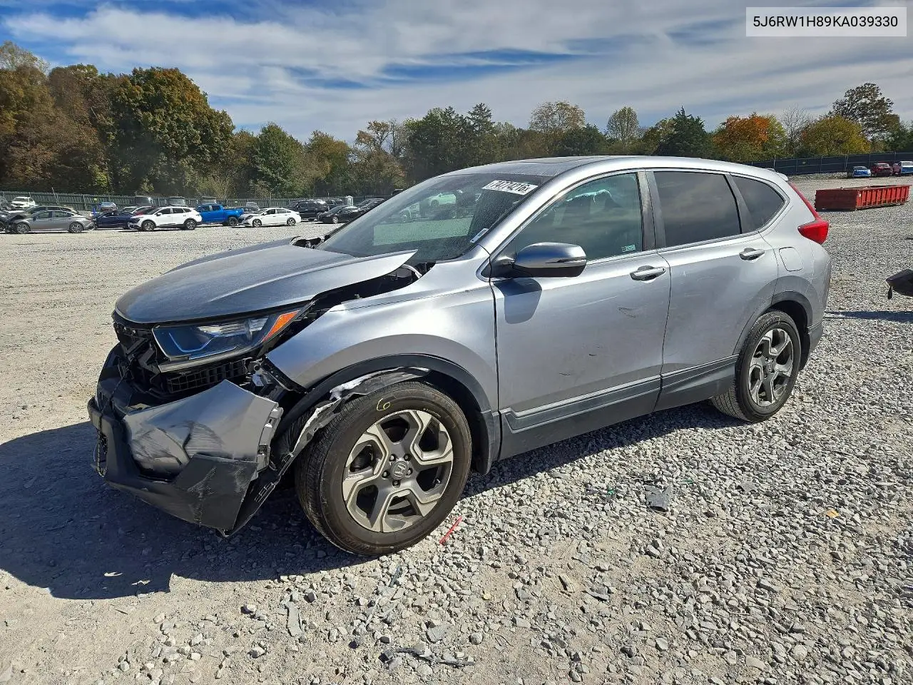 HONDA CR-V 2019, VIN 5J6RW1H89KA039330