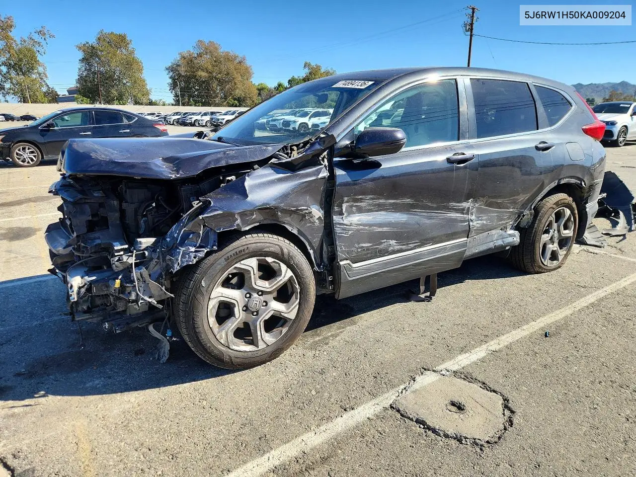 HONDA CR-V 2019, VIN 5J6RW1H50KA009204