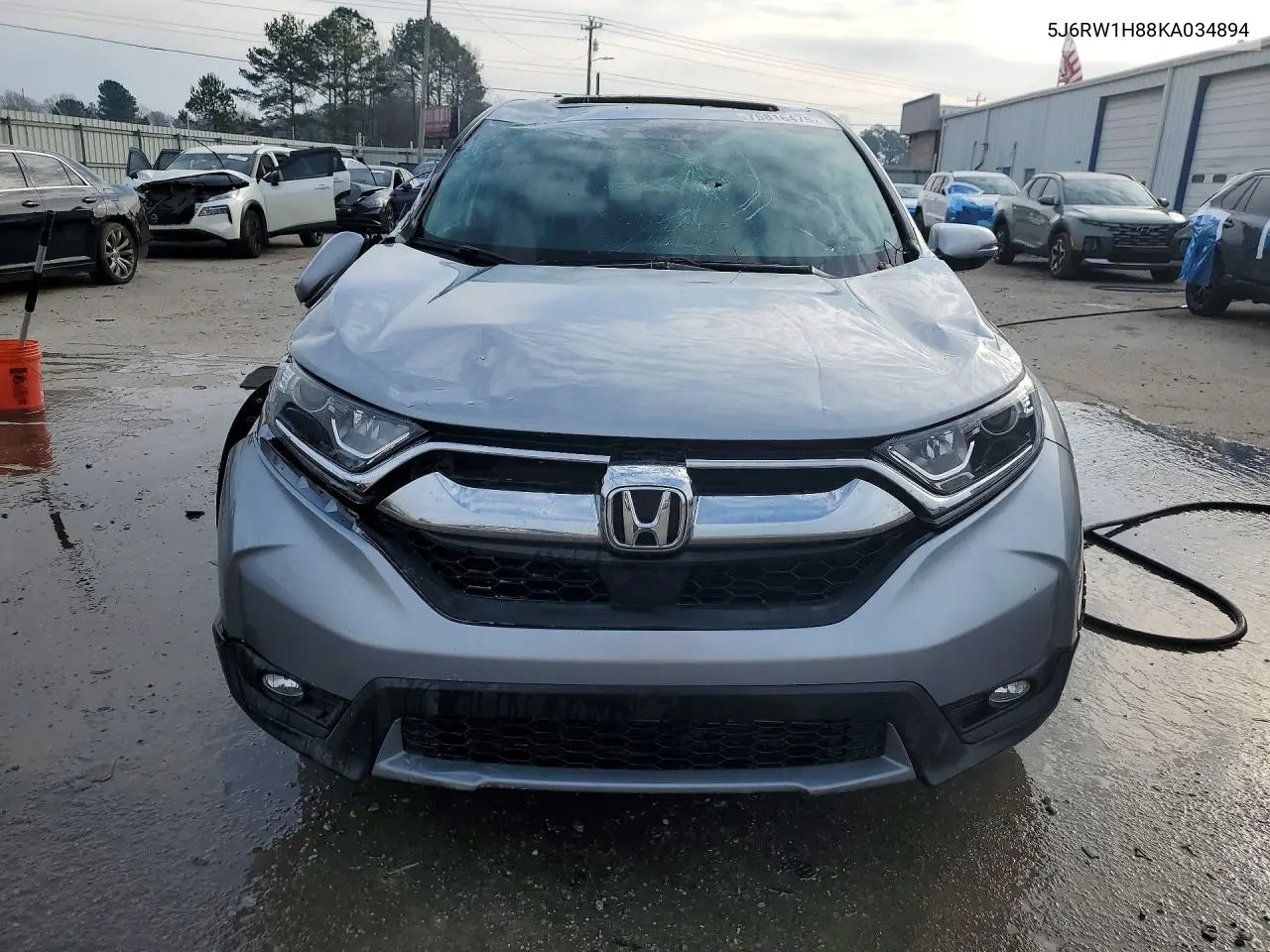 2019 HONDA CR-V VIN 5J6RW1H88KA034894 — фото 5