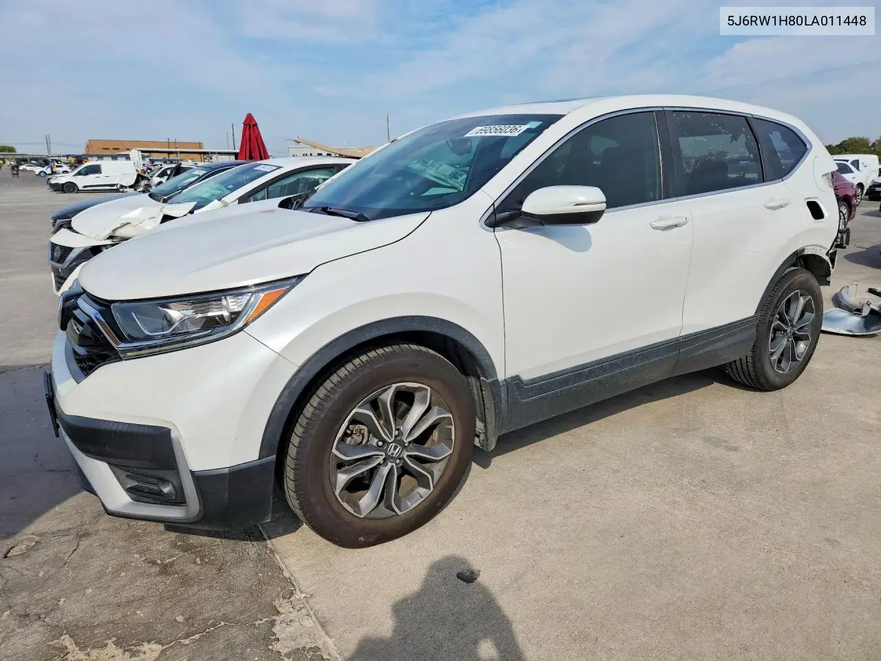 HONDA CR-V 2020, VIN 5J6RW1H80LA011448
