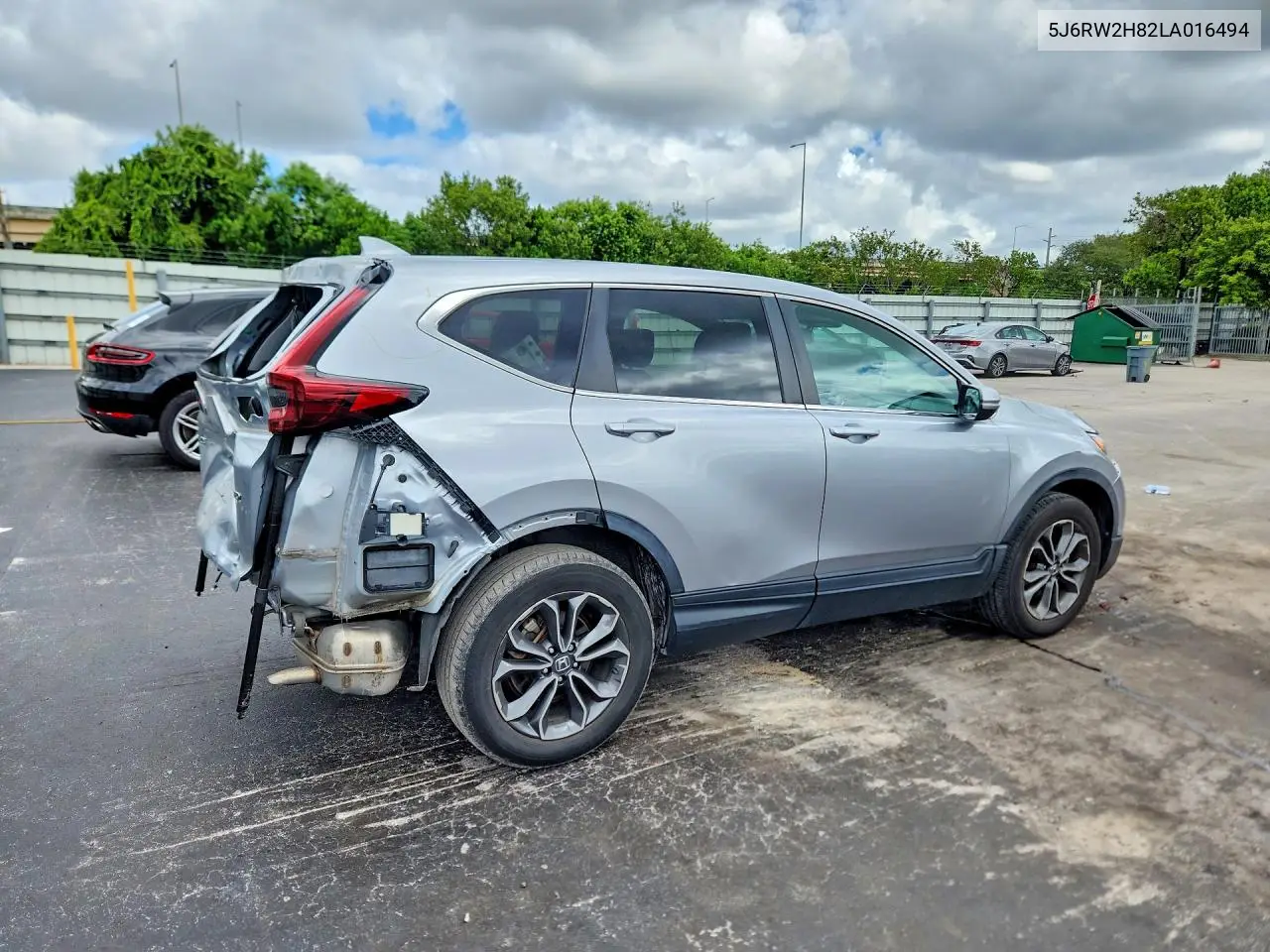 2020 HONDA CR-V VIN 5J6RW2H82LA016494 — фото 3