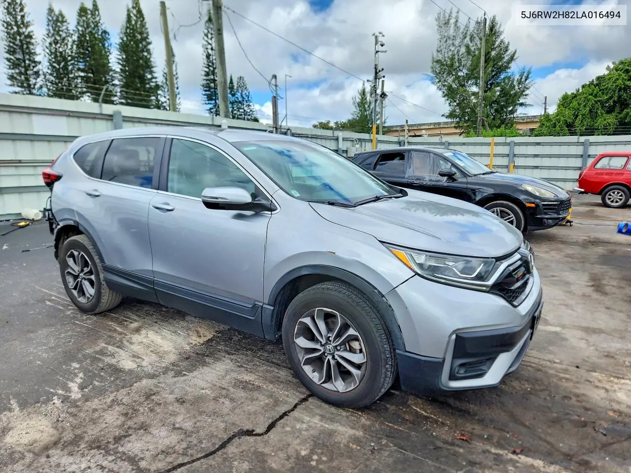 2020 HONDA CR-V VIN 5J6RW2H82LA016494 — фото 4