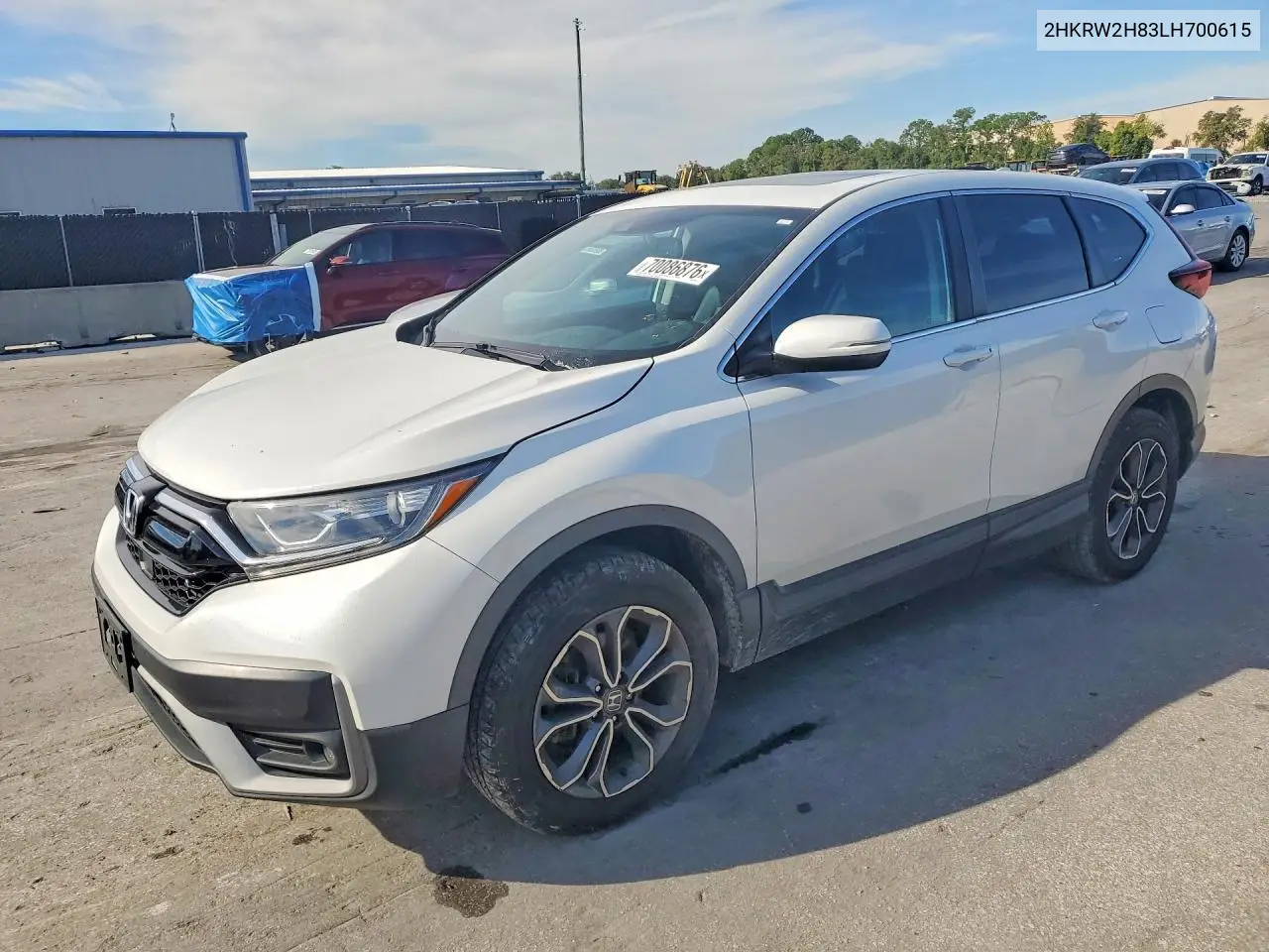 HONDA CR-V 2020, VIN 2HKRW2H83LH700615