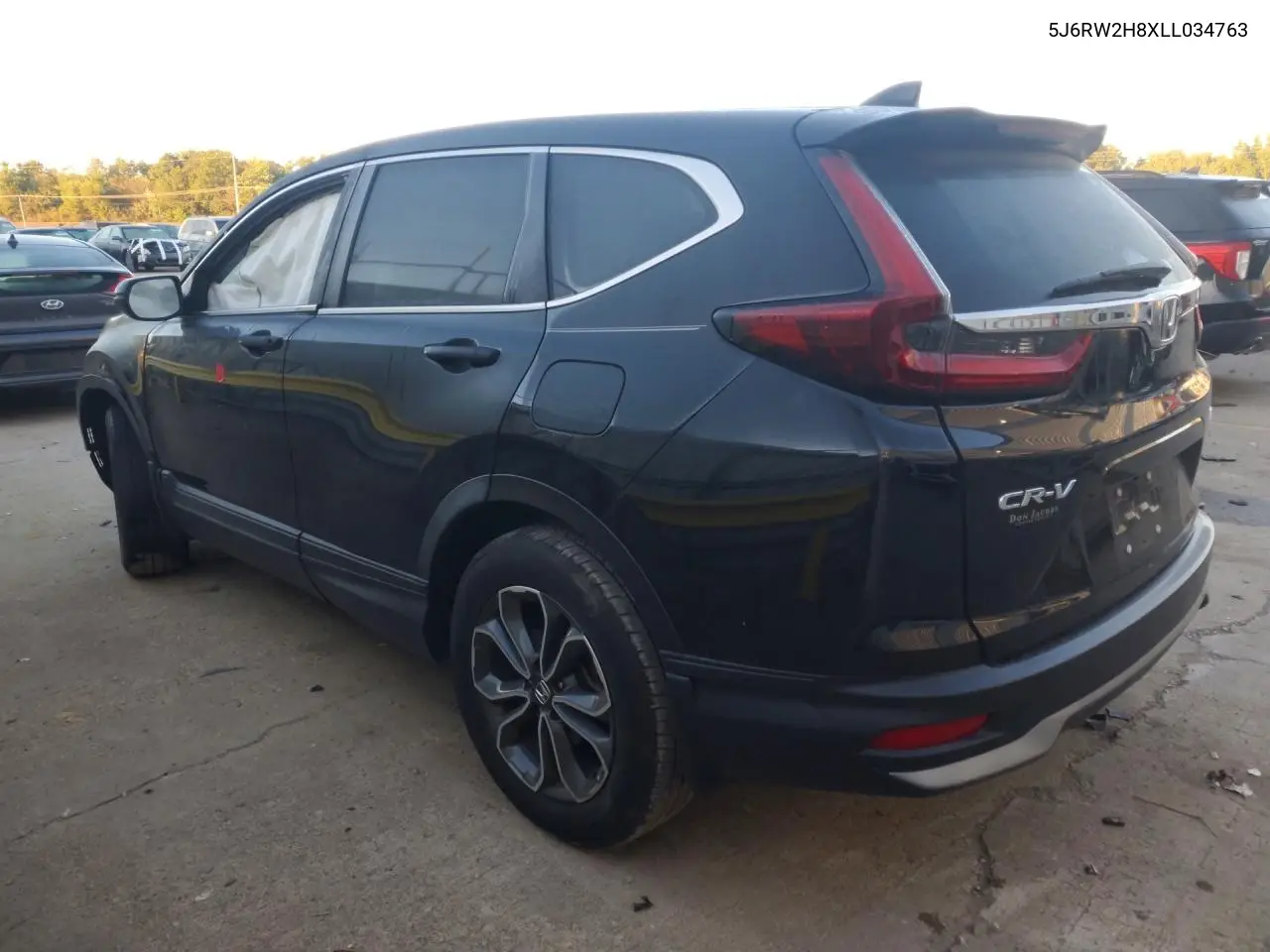2020 HONDA CR-V VIN 5J6RW2H8XLL034763 — фото 2