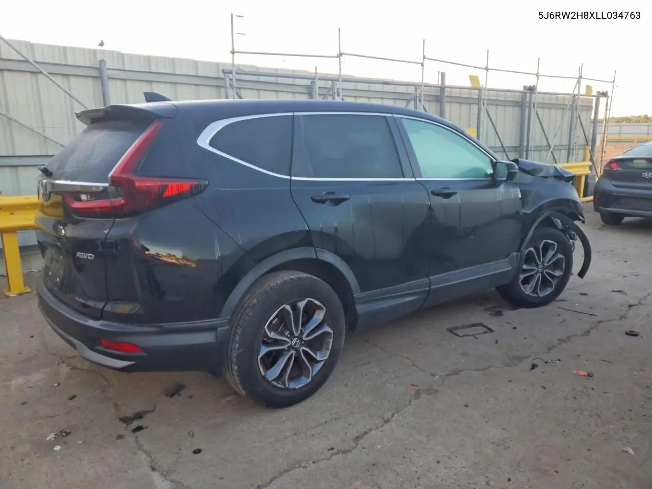 2020 HONDA CR-V VIN 5J6RW2H8XLL034763 — фото 3