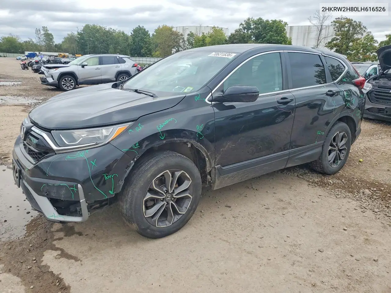 HONDA CR-V 2020, VIN 2HKRW2H80LH616526
