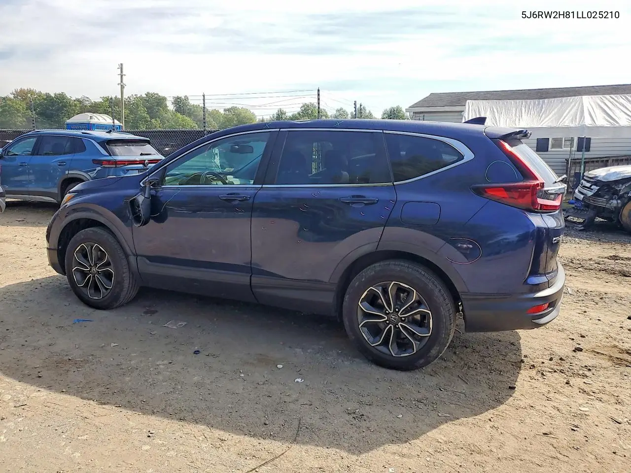 2020 HONDA CR-V VIN 5J6RW2H81LL025210 — фото 2