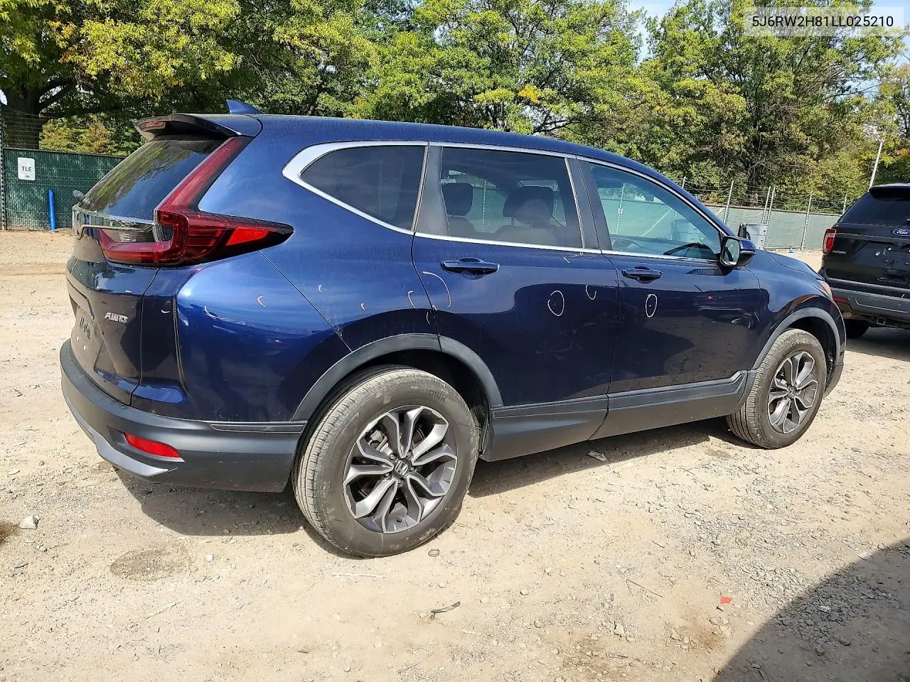 2020 HONDA CR-V VIN 5J6RW2H81LL025210 — фото 3