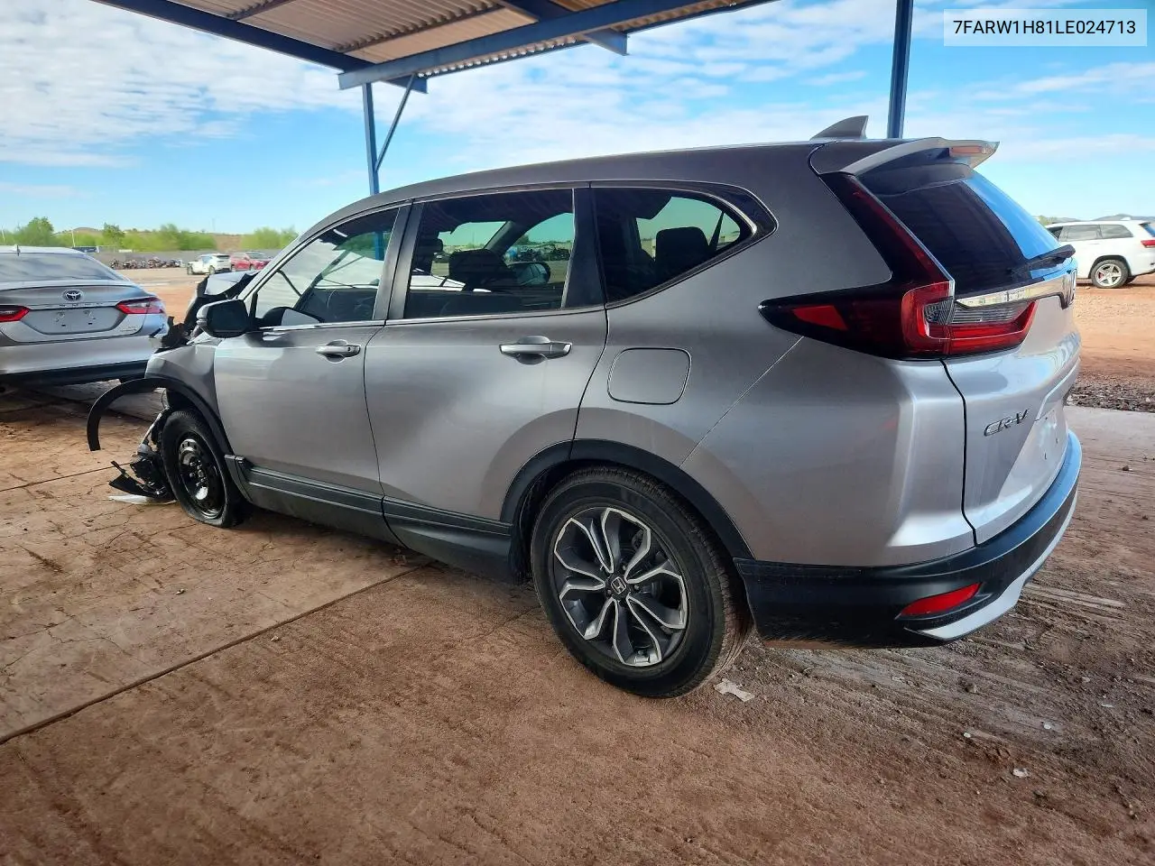 2020 HONDA CR-V VIN 7FARW1H81LE024713 — фото 2