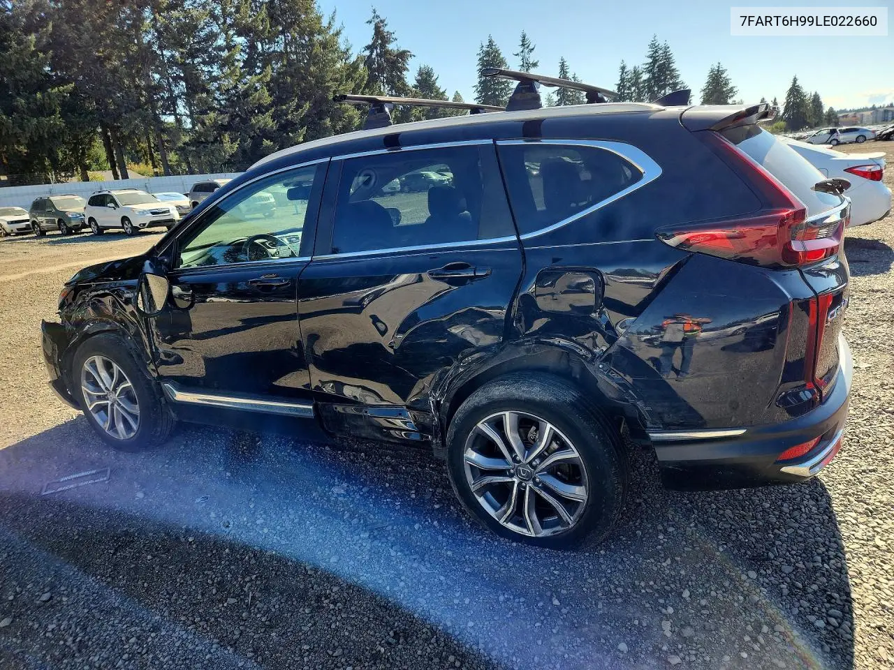 2020 HONDA CR-V VIN 7FART6H99LE022660 — фото 2