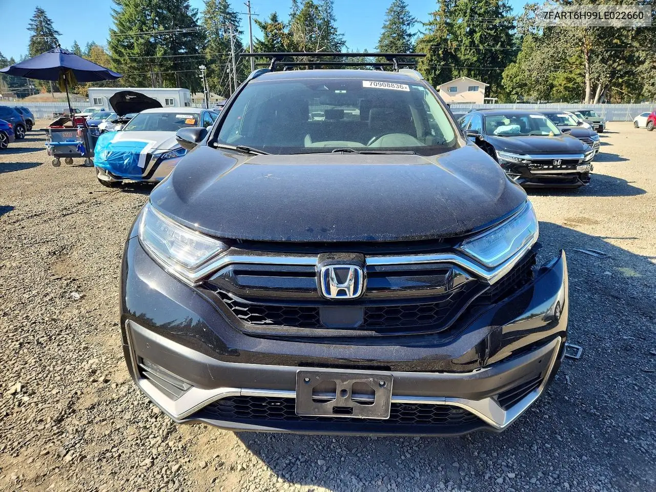 2020 HONDA CR-V VIN 7FART6H99LE022660 — фото 5