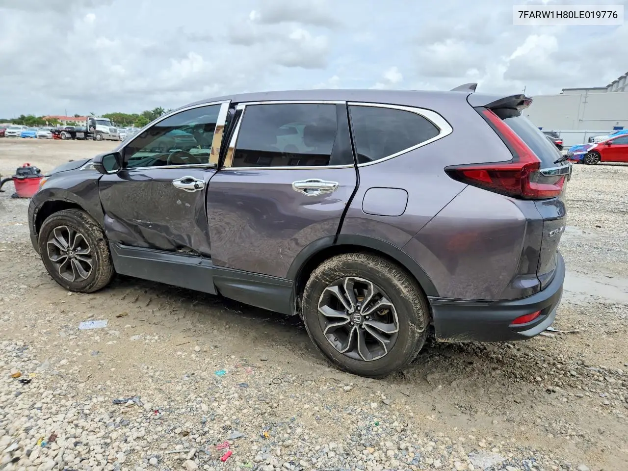 2020 HONDA CR-V VIN 7FARW1H80LE019776 — фото 2