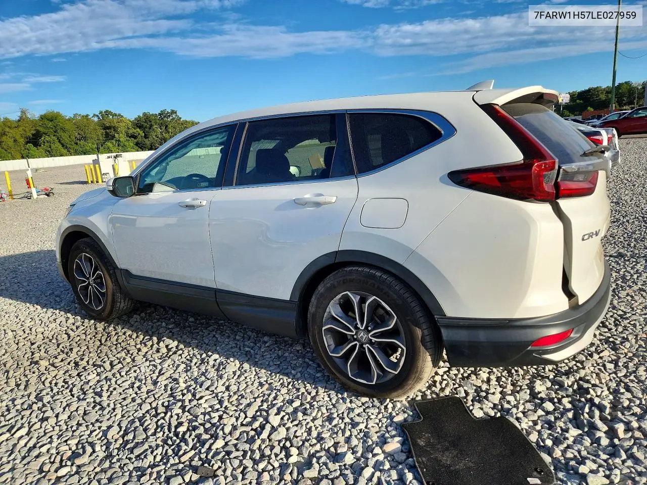 2020 HONDA CR-V VIN 7FARW1H57LE027959 — фото 2