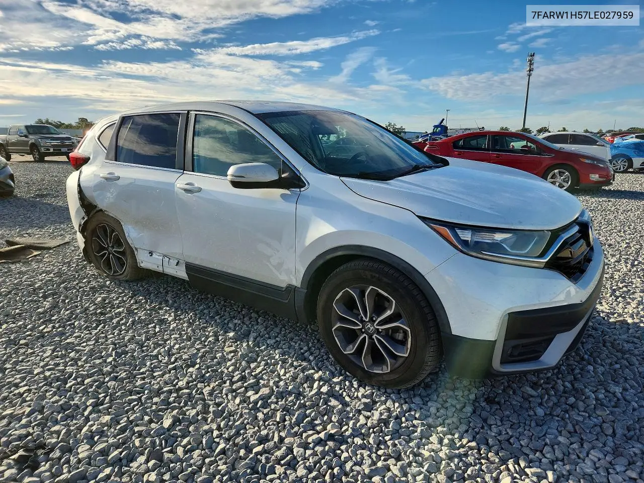 2020 HONDA CR-V VIN 7FARW1H57LE027959 — фото 4