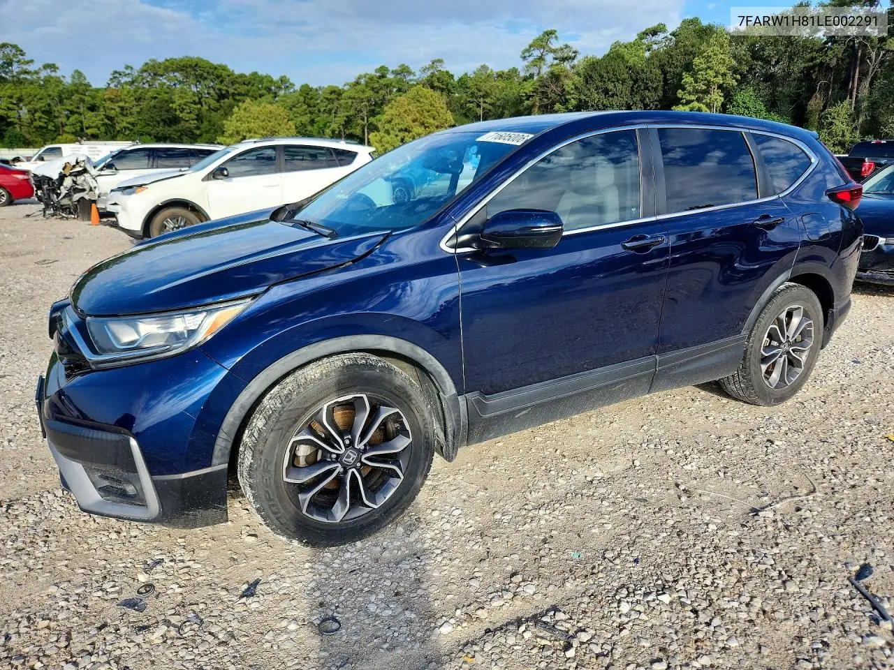 HONDA CR-V 2020, VIN 7FARW1H81LE002291