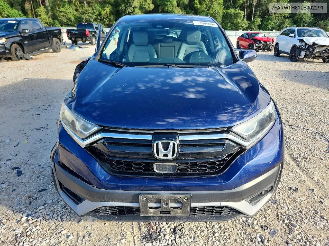 2020 HONDA CR-V VIN 7FARW1H81LE002291 — фото 5
