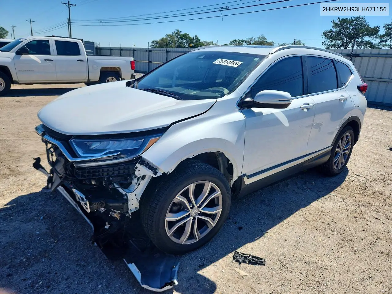 HONDA CR-V 2020, VIN 2HKRW2H93LH671156