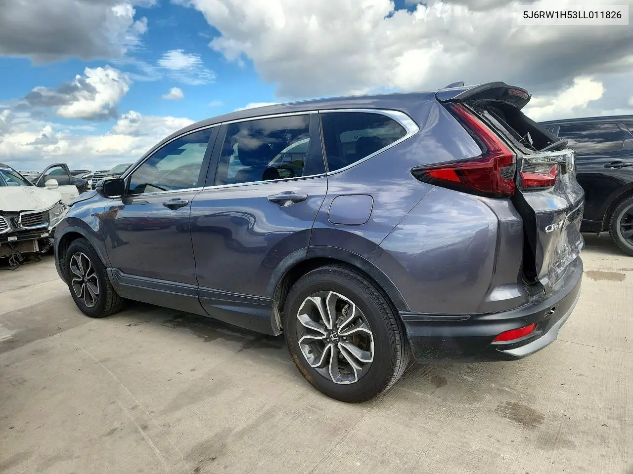 2020 HONDA CR-V VIN 5J6RW1H53LL011826 — фото 2