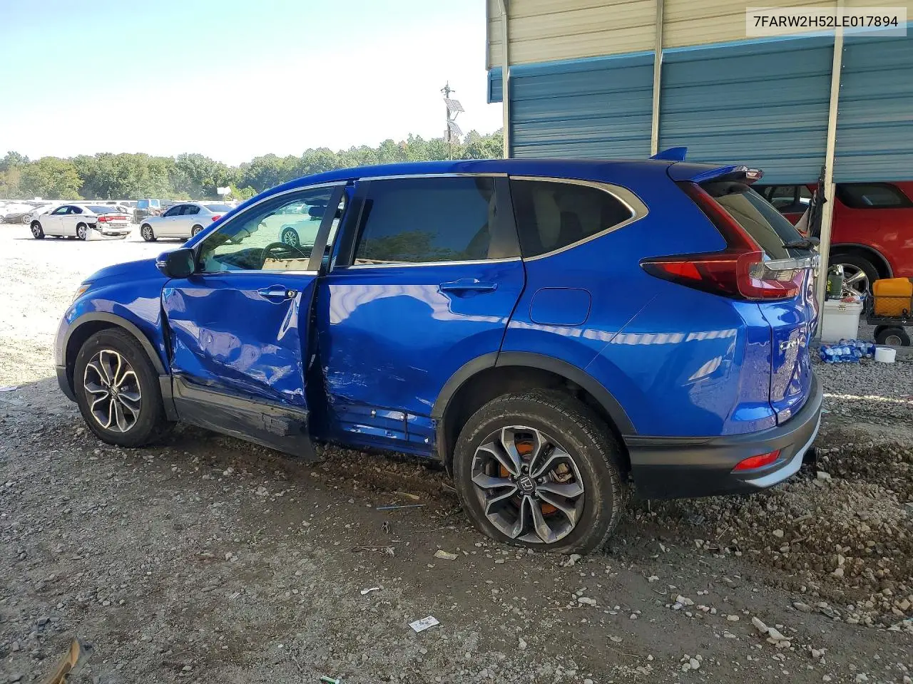 2020 HONDA CR-V VIN 7FARW2H52LE017894 — фото 2