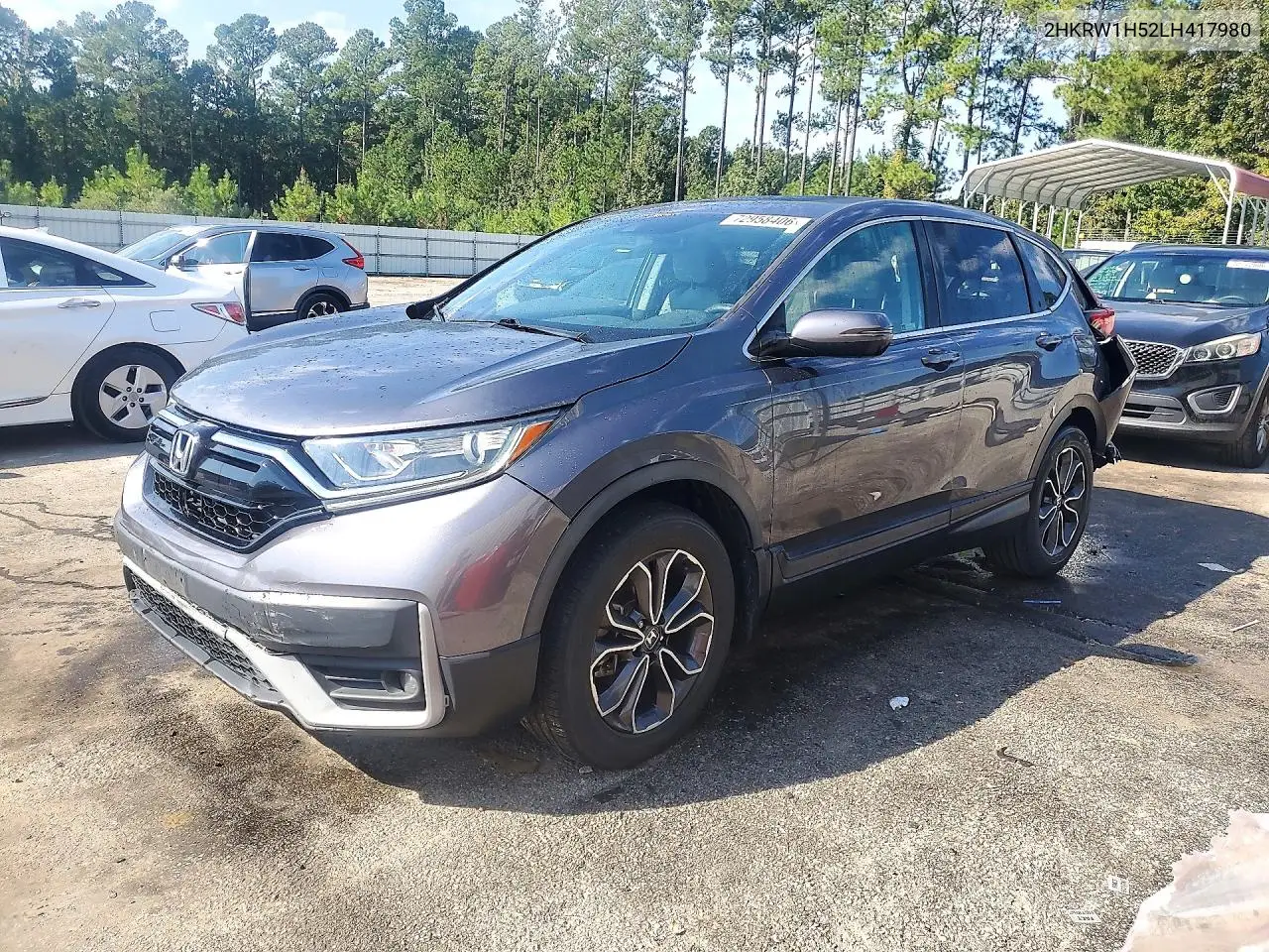 HONDA CR-V 2020, VIN 2HKRW1H52LH417980