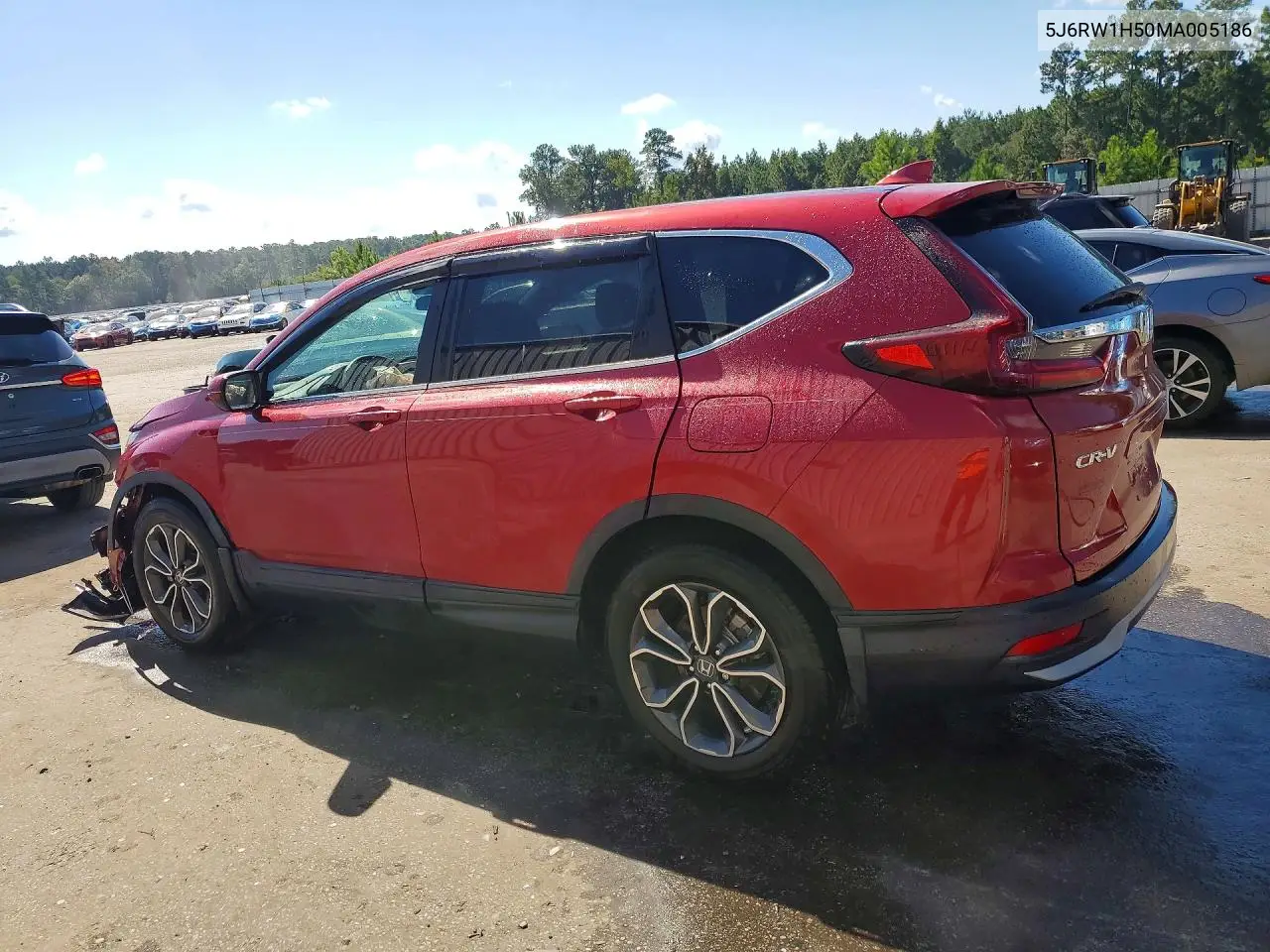 2021 HONDA CR-V VIN 5J6RW1H50MA005186 — фото 2