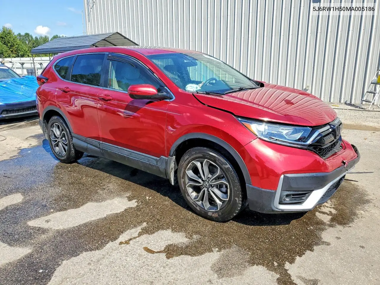2021 HONDA CR-V VIN 5J6RW1H50MA005186 — фото 4