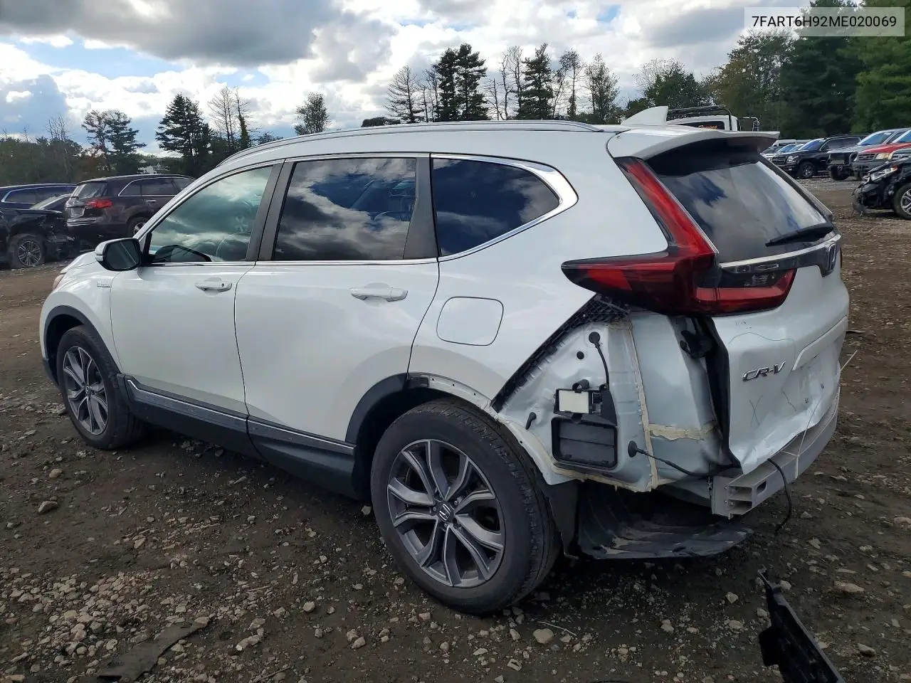 2021 HONDA CR-V VIN 7FART6H92ME020069 — фото 2