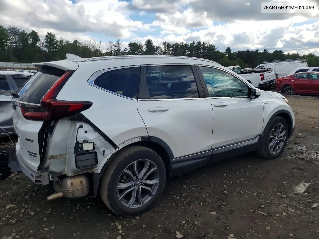 2021 HONDA CR-V VIN 7FART6H92ME020069 — фото 3