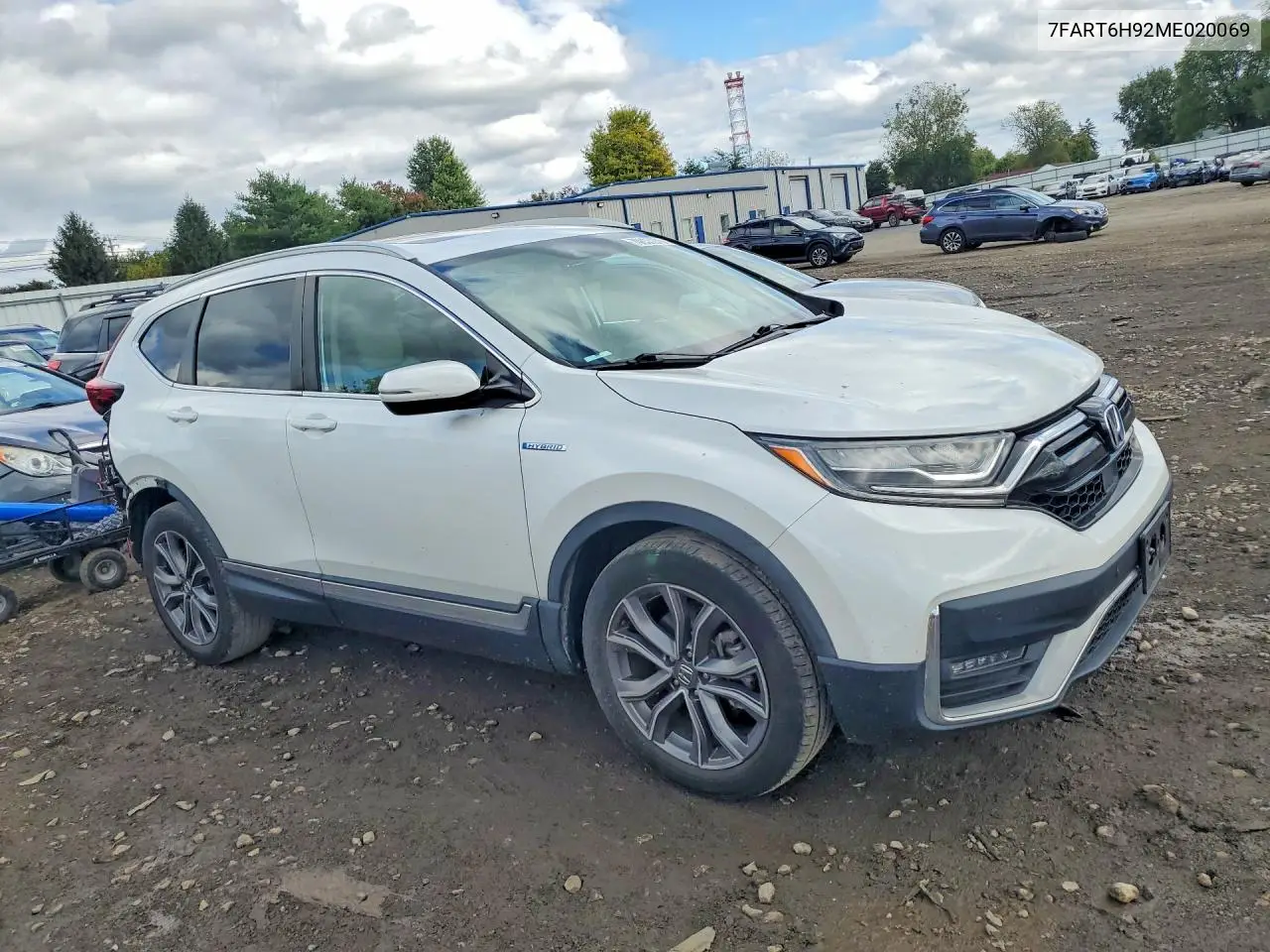 2021 HONDA CR-V VIN 7FART6H92ME020069 — фото 4