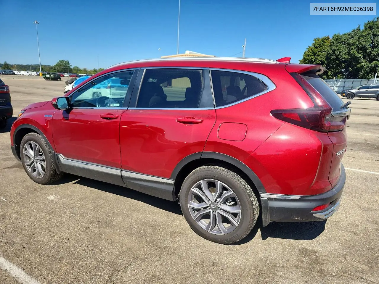 2021 HONDA CR-V VIN 7FART6H92ME036398 — фото 2