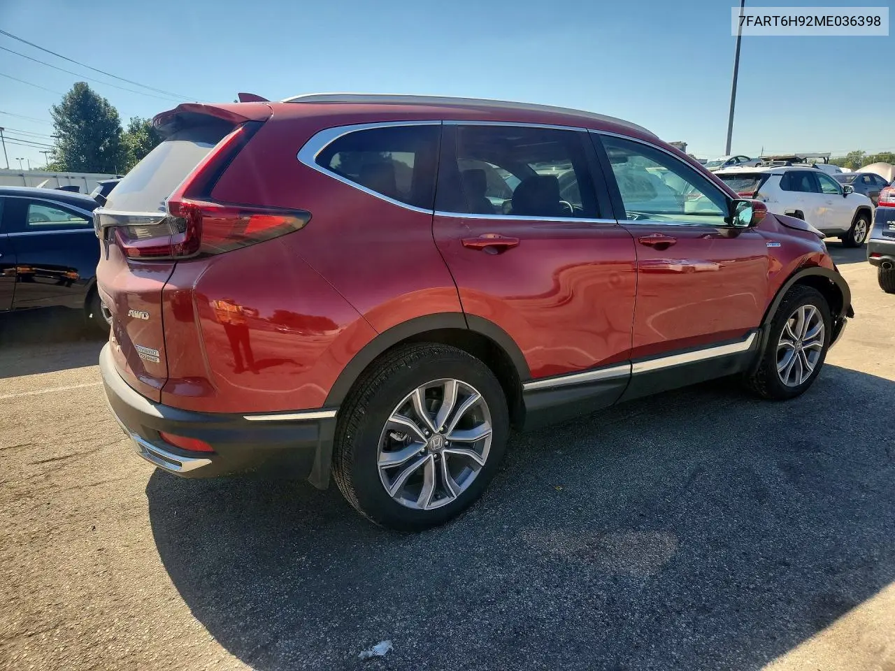 2021 HONDA CR-V VIN 7FART6H92ME036398 — фото 3