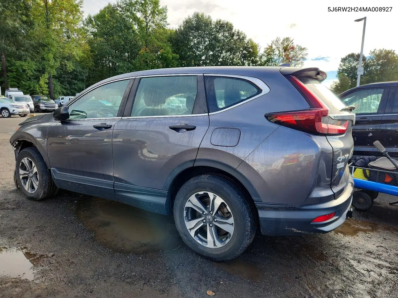 2021 HONDA CR-V VIN 5J6RW2H24MA008927 — фото 2