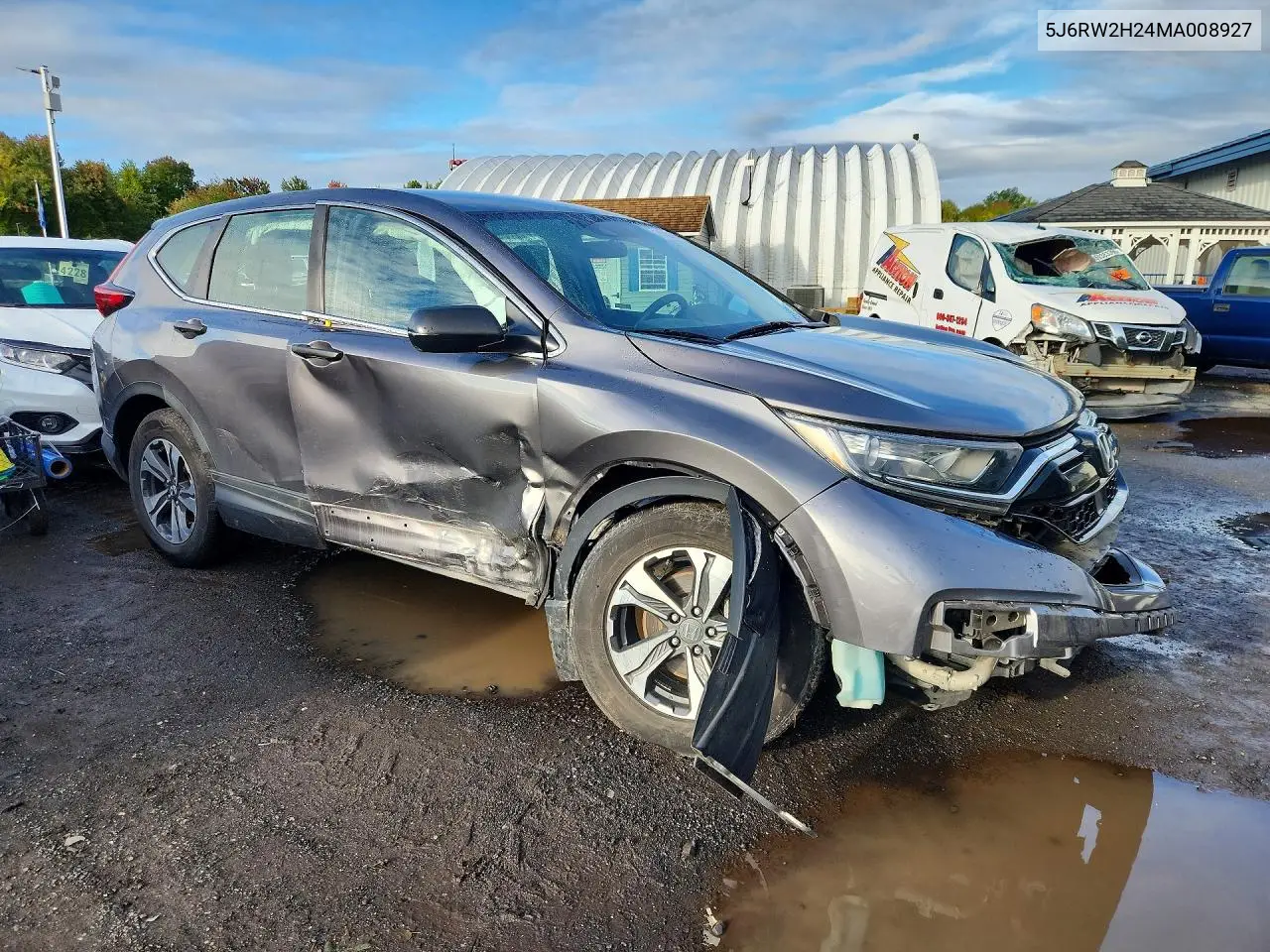 2021 HONDA CR-V VIN 5J6RW2H24MA008927 — фото 4