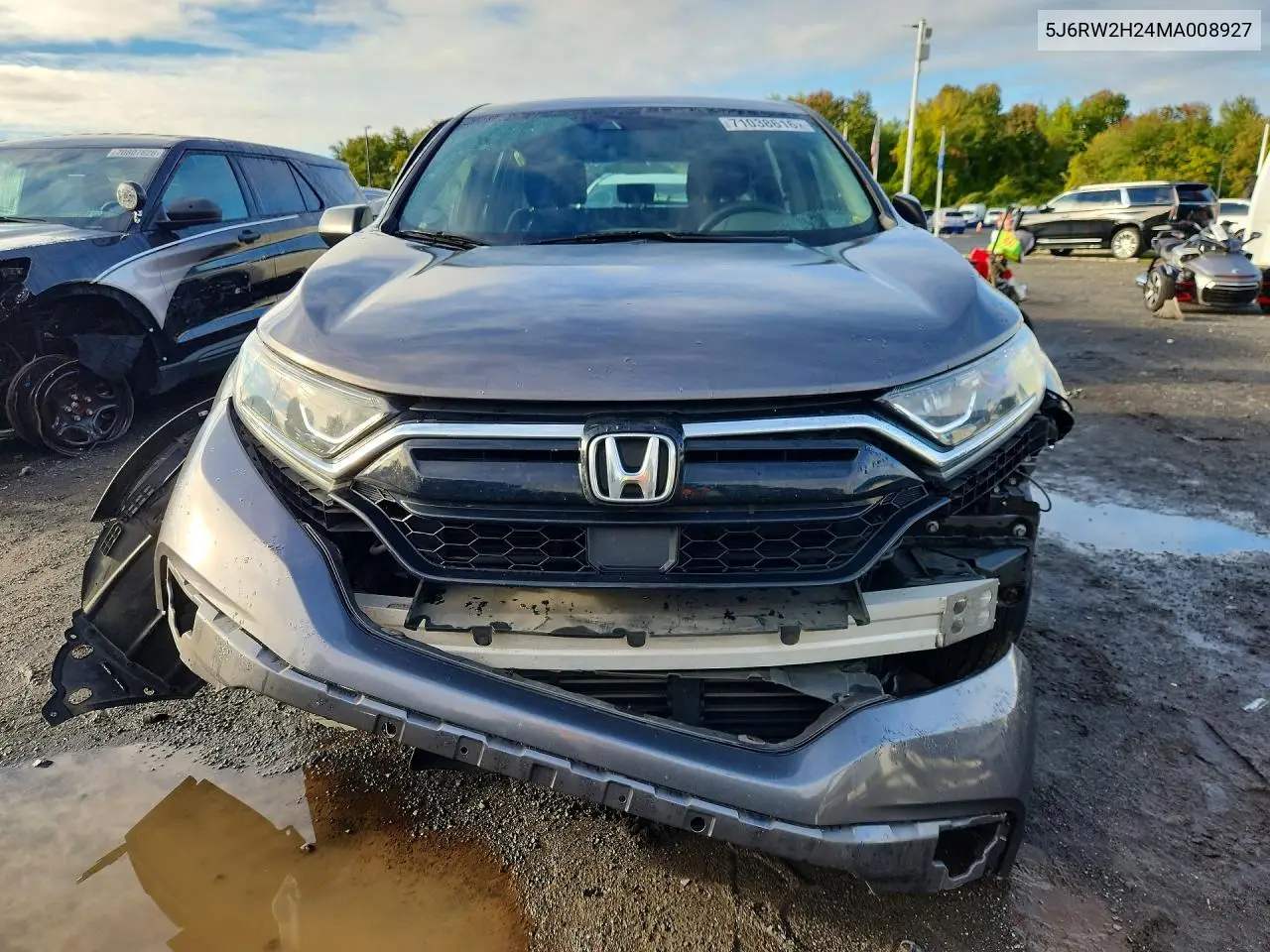 2021 HONDA CR-V VIN 5J6RW2H24MA008927 — фото 5