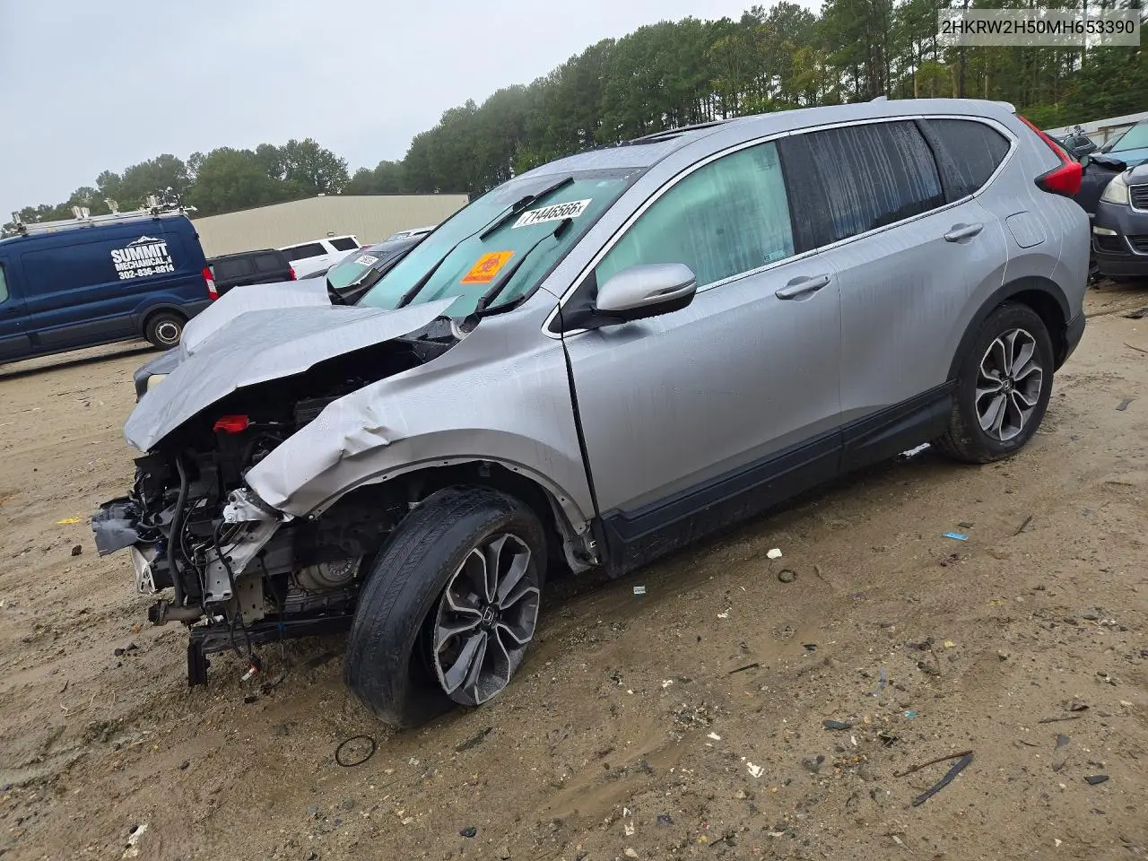 HONDA CR-V 2021, VIN 2HKRW2H50MH653390