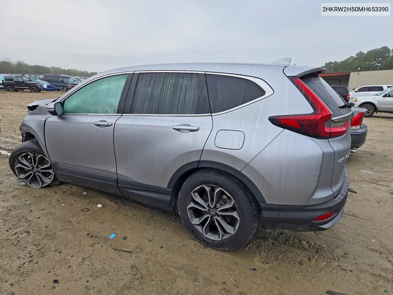 2021 HONDA CR-V VIN 2HKRW2H50MH653390 — фото 2