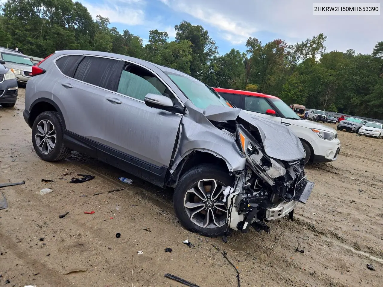 2021 HONDA CR-V VIN 2HKRW2H50MH653390 — фото 4