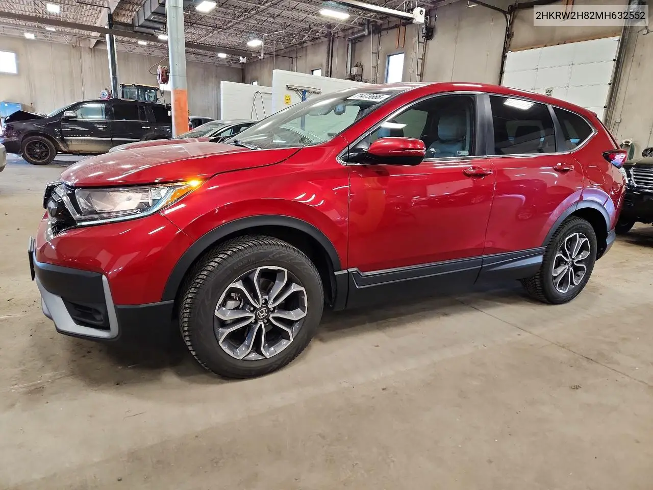 HONDA CR-V 2021, VIN 2HKRW2H82MH632552