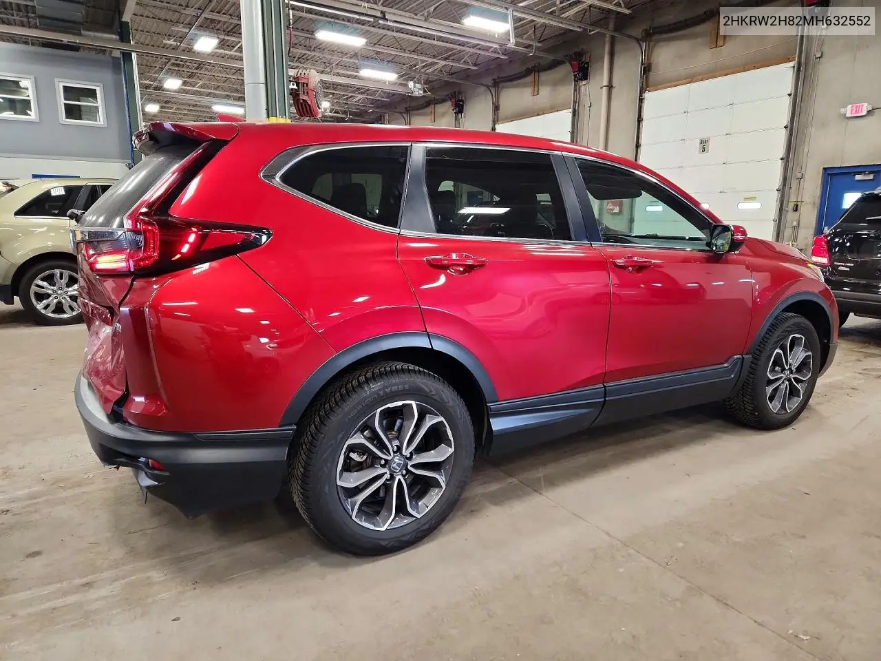 2021 HONDA CR-V VIN 2HKRW2H82MH632552 — фото 3