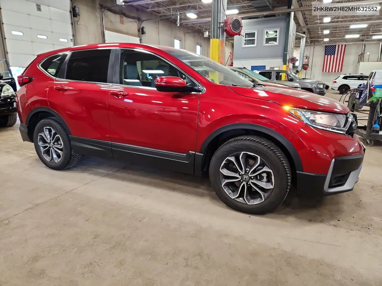 2021 HONDA CR-V VIN 2HKRW2H82MH632552 — фото 4