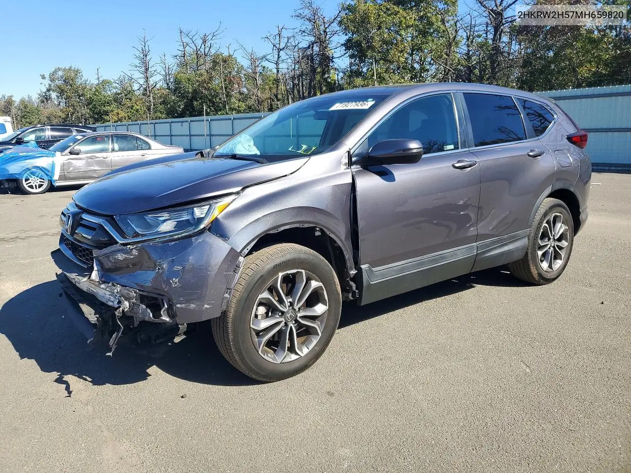 HONDA CR-V 2021, VIN 2HKRW2H57MH659820