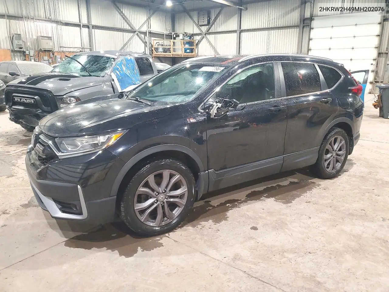 HONDA CR-V 2021, VIN 2HKRW2H49MH202076