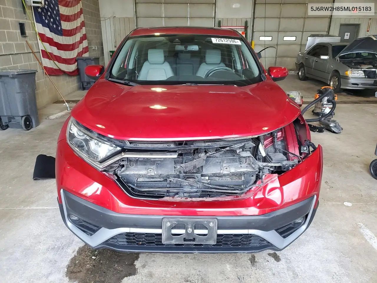 2021 HONDA CR-V VIN 5J6RW2H85ML015183 — фото 5