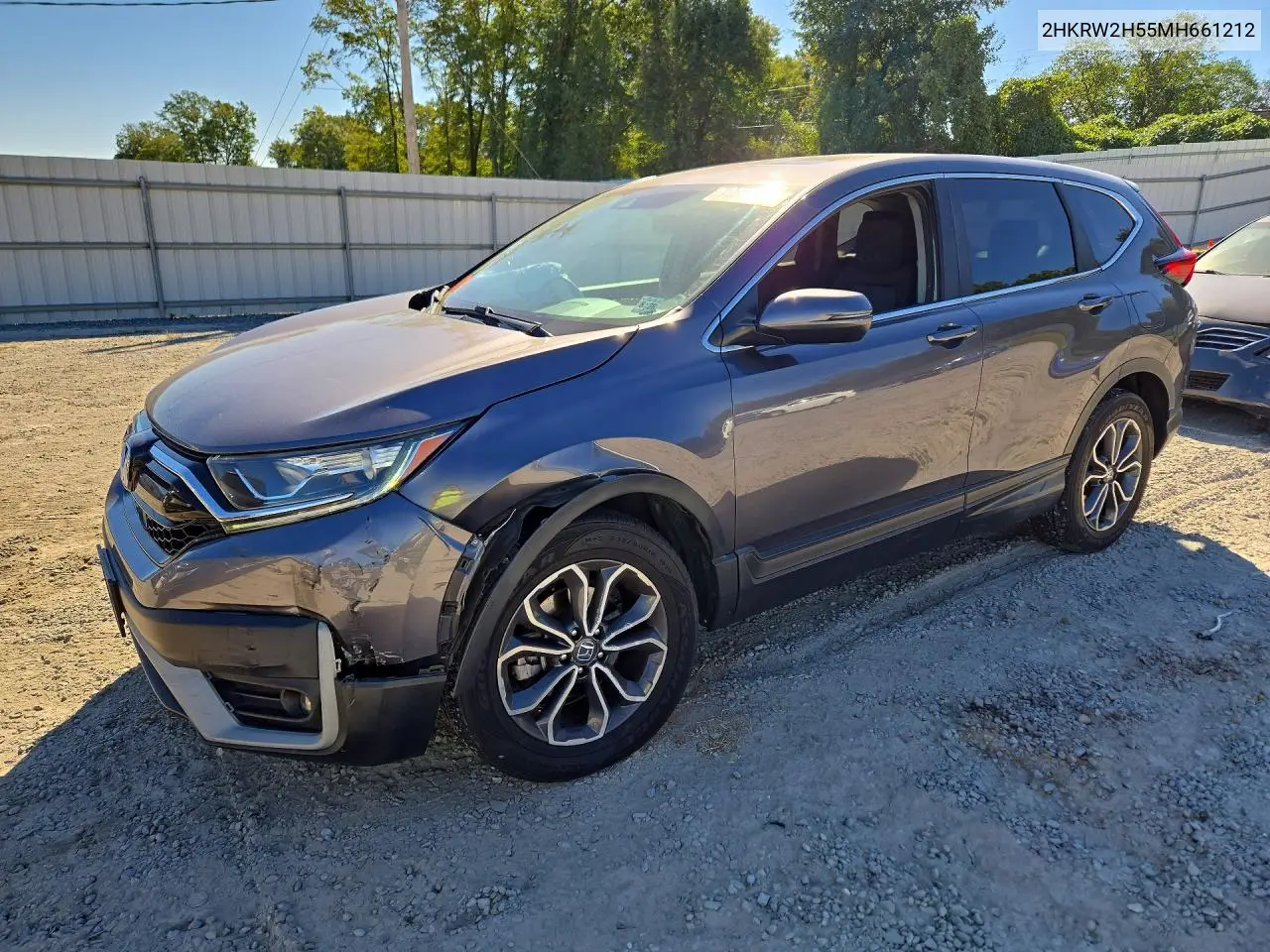 HONDA CR-V 2021, VIN 2HKRW2H55MH661212