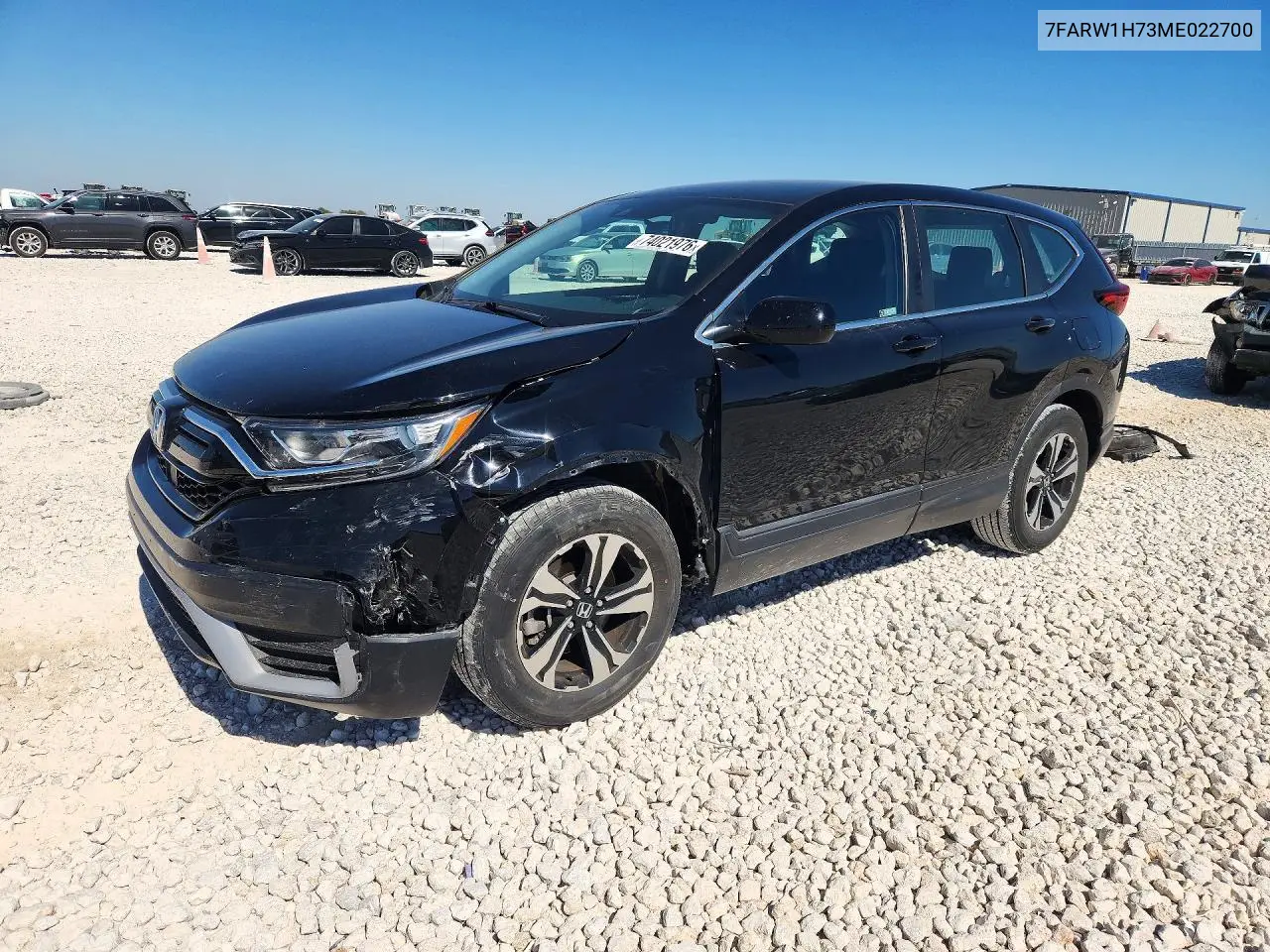 HONDA CR-V 2021, VIN 7FARW1H73ME022700
