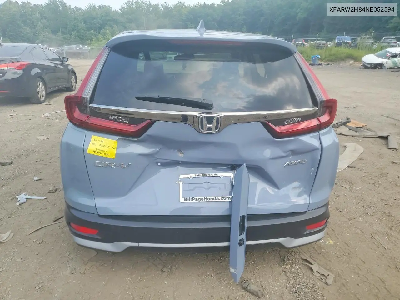 2022 HONDA CR-V VIN 7FARW2H87NE052594 — фото 6