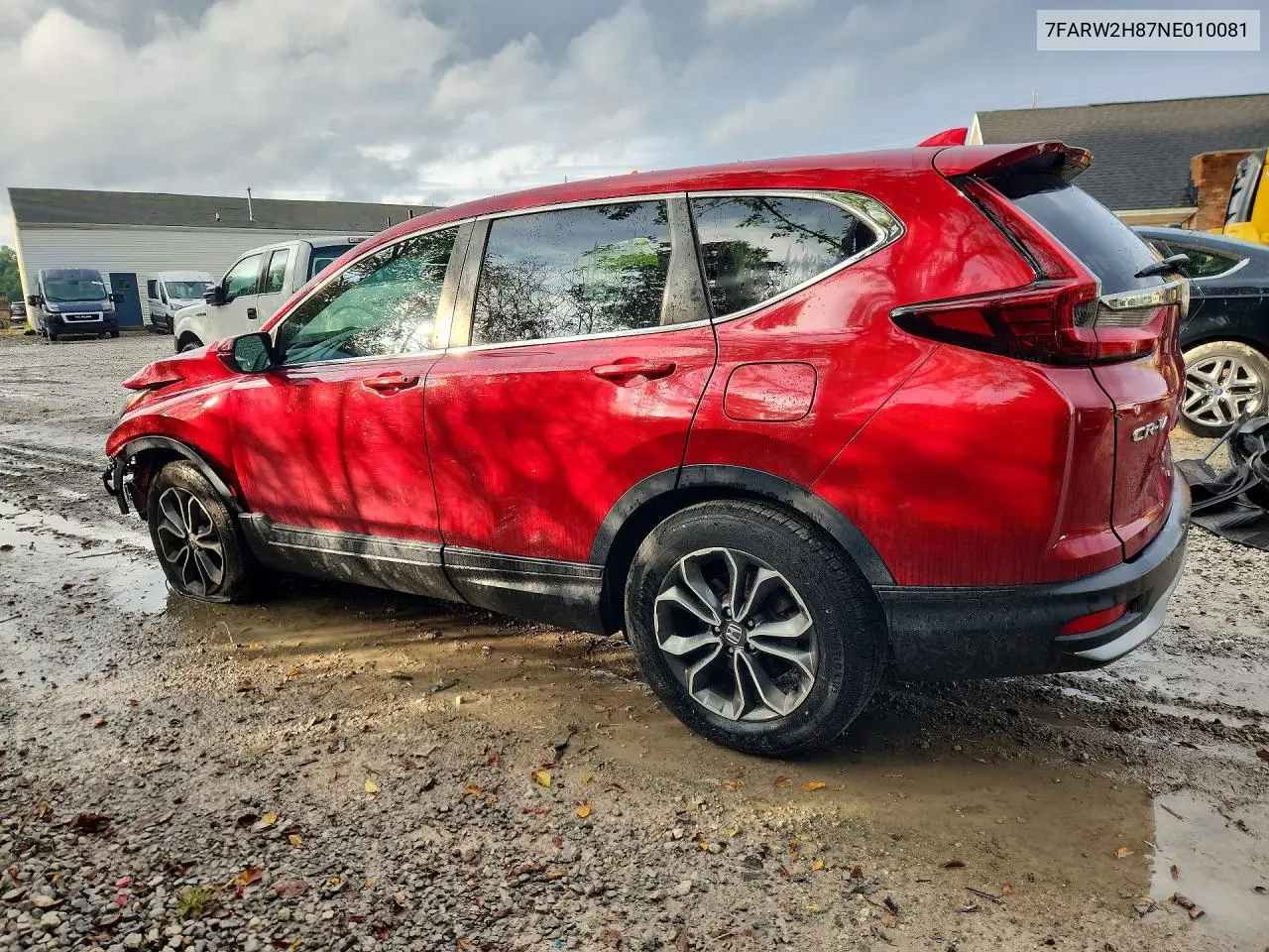 2022 HONDA CR-V VIN 7FARW2H87NE010081 — фото 2