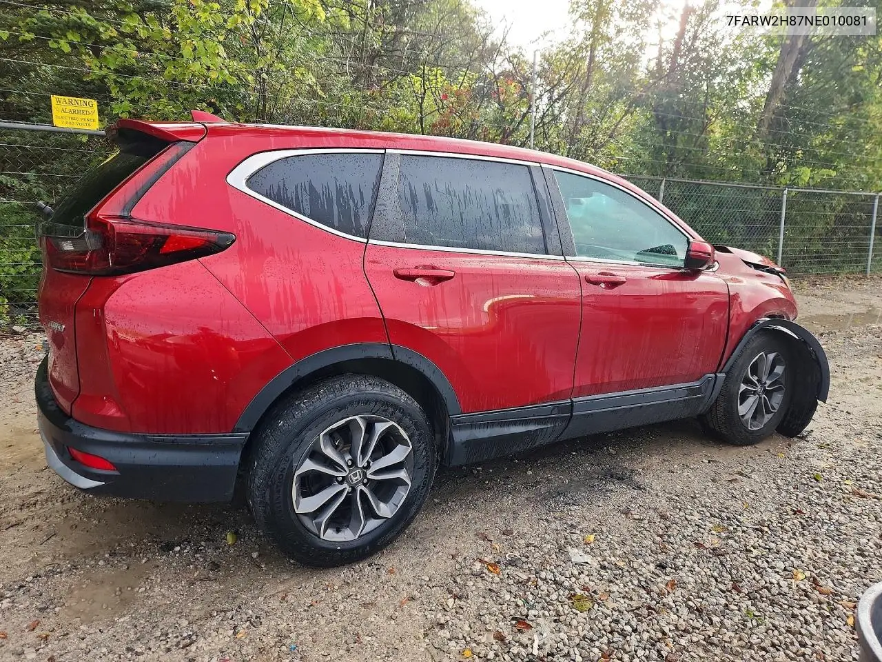 2022 HONDA CR-V VIN 7FARW2H87NE010081 — фото 3