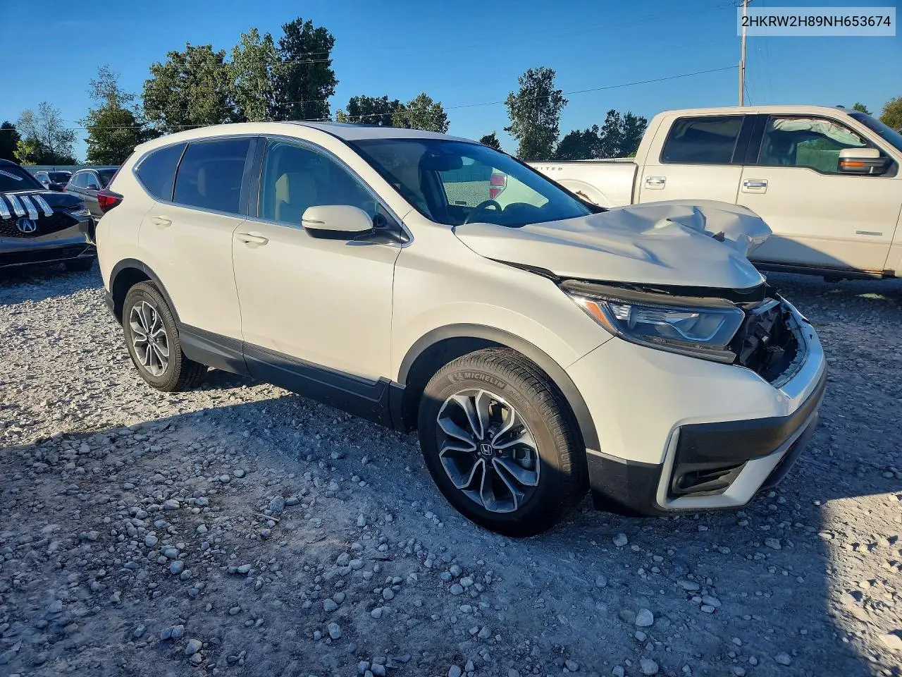2022 HONDA CR-V VIN 2HKRW2H89NH653674 — фото 4